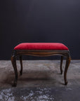 Red Velvet Piano Bench