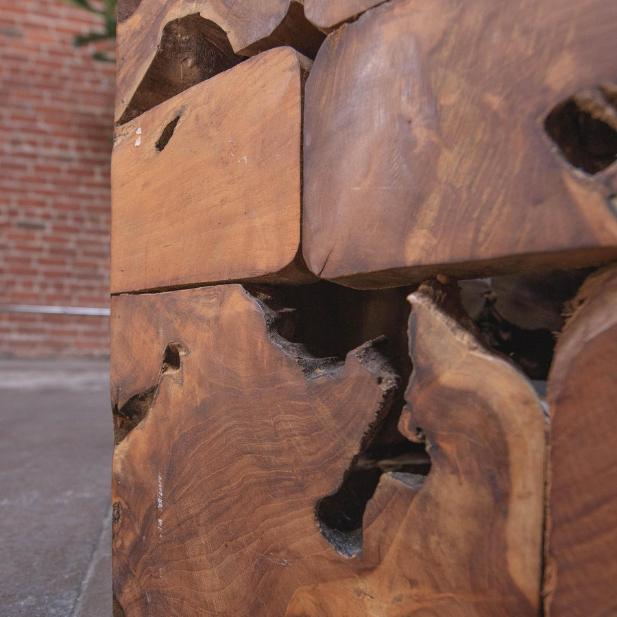 Maple Burl Side Table