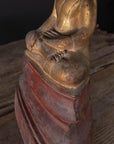 Vintage Wooden Buddha Thai Sculpture