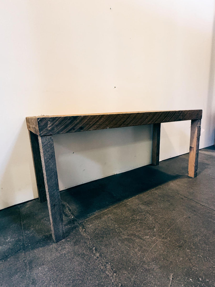 Reclaimed Redwood Console Table