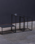 Black Metal Side Table - Low