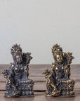 Brass Deity Statuette Green Tara