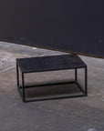 Black Metal Side Table - Low