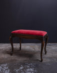 Red Velvet Piano Bench