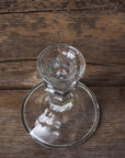 Glass Candlestick Holder - Small