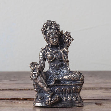 Brass Deity Statuette Green Tara