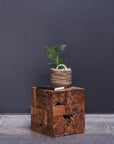 Maple Burl Side Table