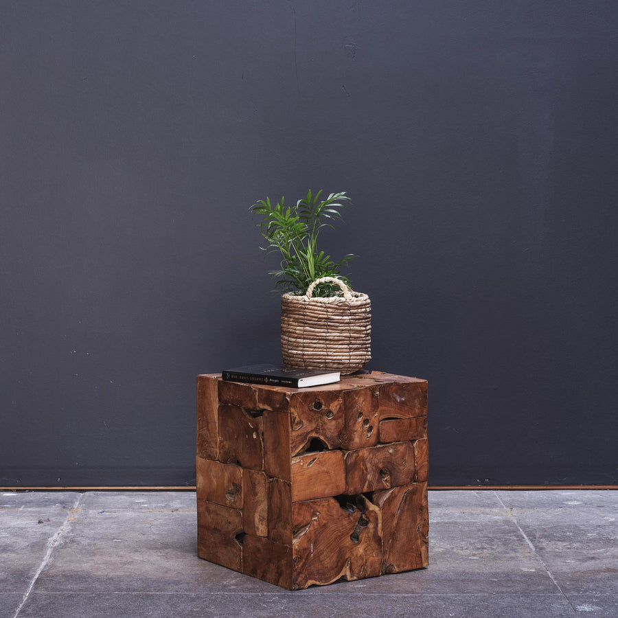 Maple Burl Side Table