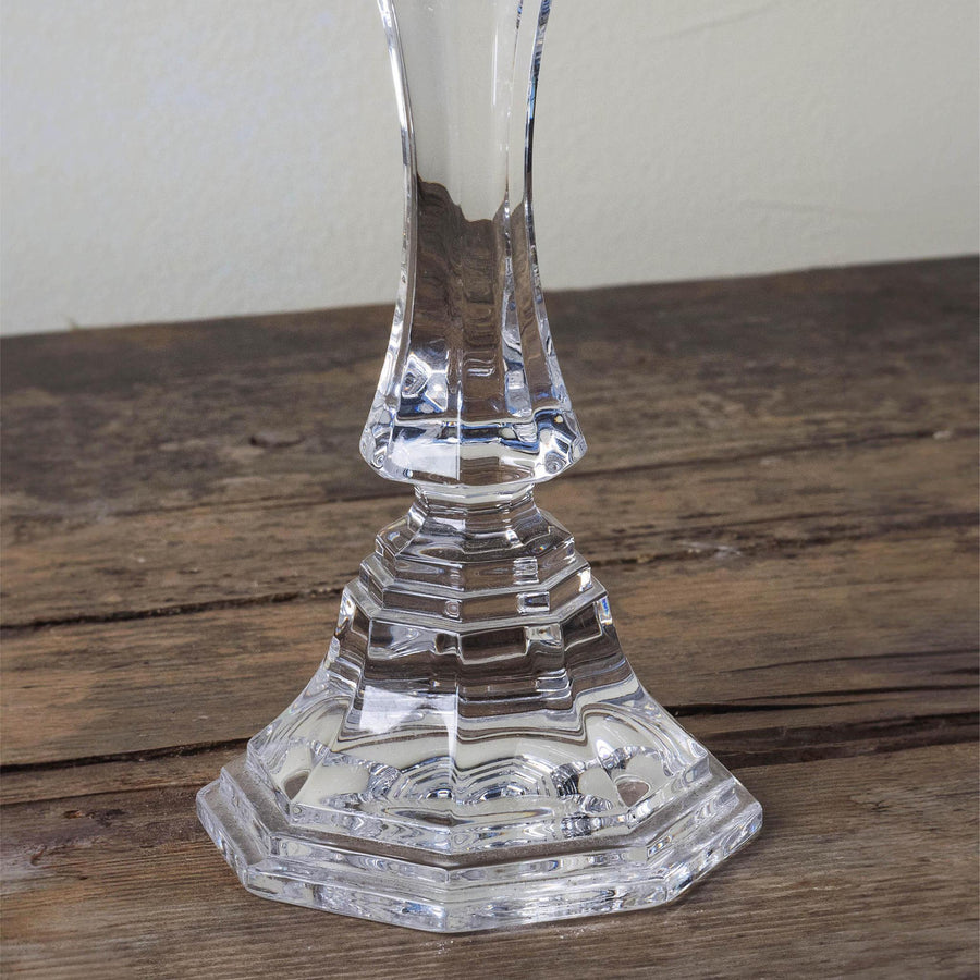 Glass Candlestick Holder - Tall