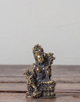 Brass Deity Statuette Green Tara