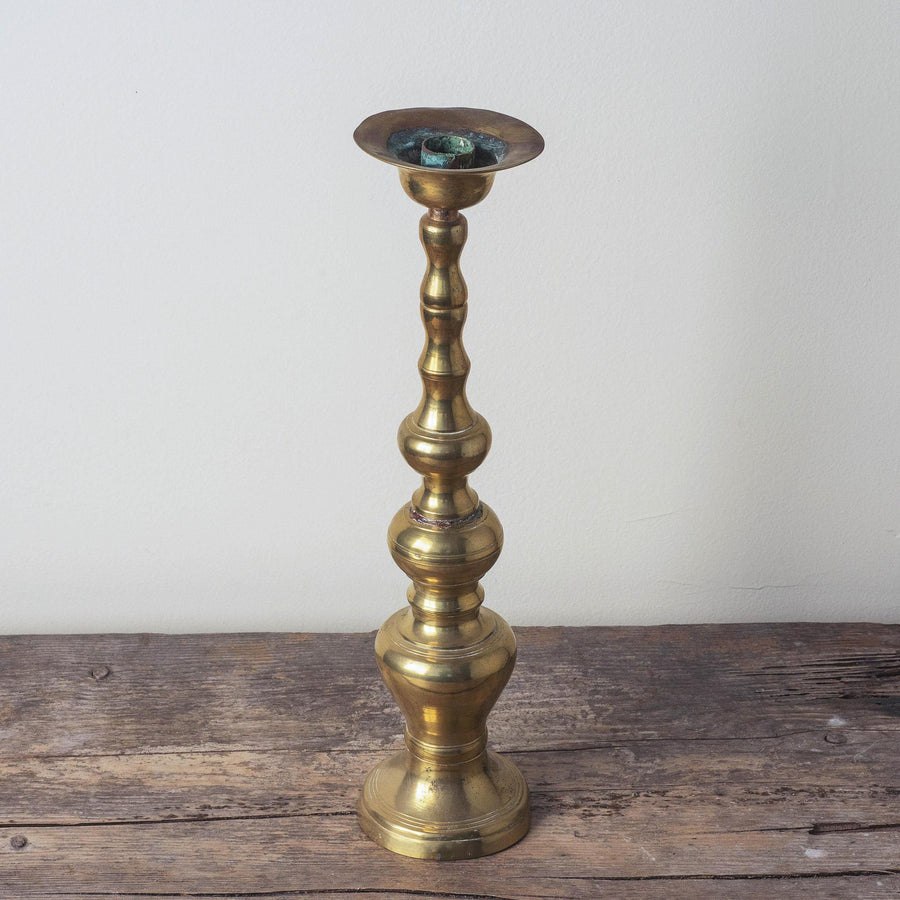 Antique Tall Candlestick Holder