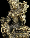 Brass Deity Statuette Green Tara