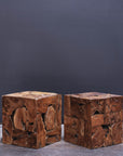 Maple Burl Side Table