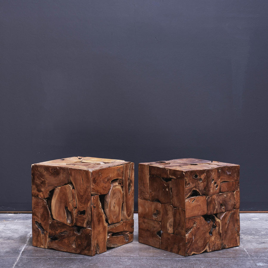 Maple Burl Side Table