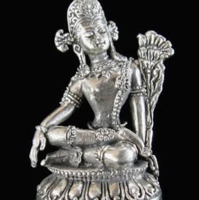 Brass Deity Statuette Indra