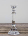 Glass Candlestick Holder - Tall