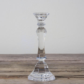 Glass Candlestick Holder - Tall