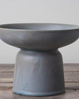 Tau Ceramic Pedestal Bowl