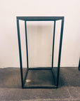 Black Metal Side Table - Tall