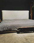 White Platform Bed