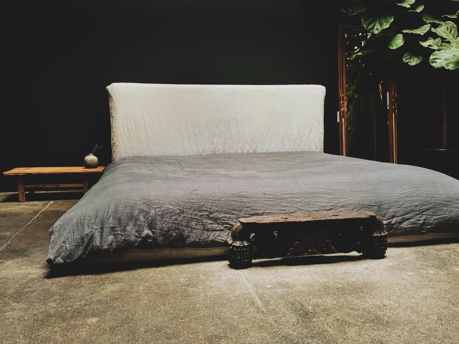 White Platform Bed