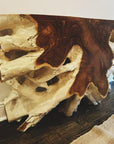 Sculptural Teak Root Console