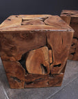 Maple Burl Side Table