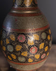 Vintage Brass Cloisonné Vase