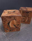 Maple Burl Side Table