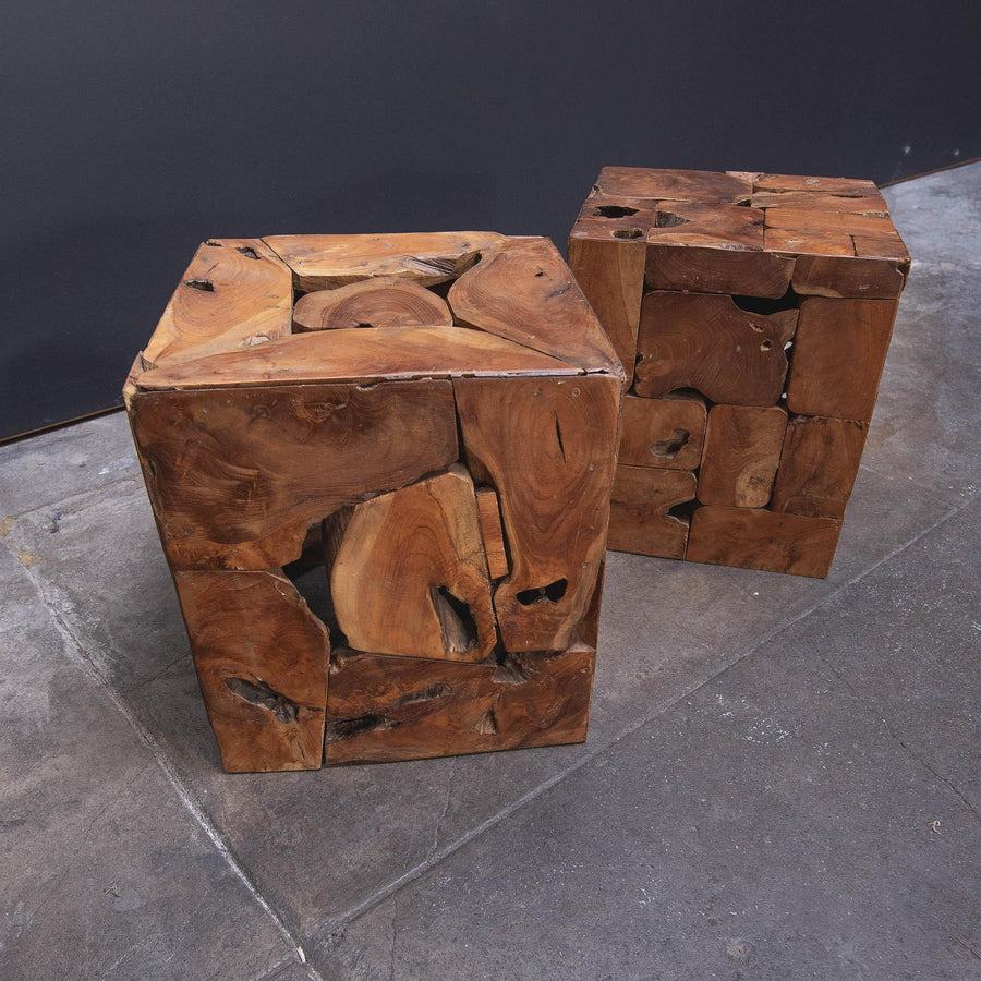 Maple Burl Side Table