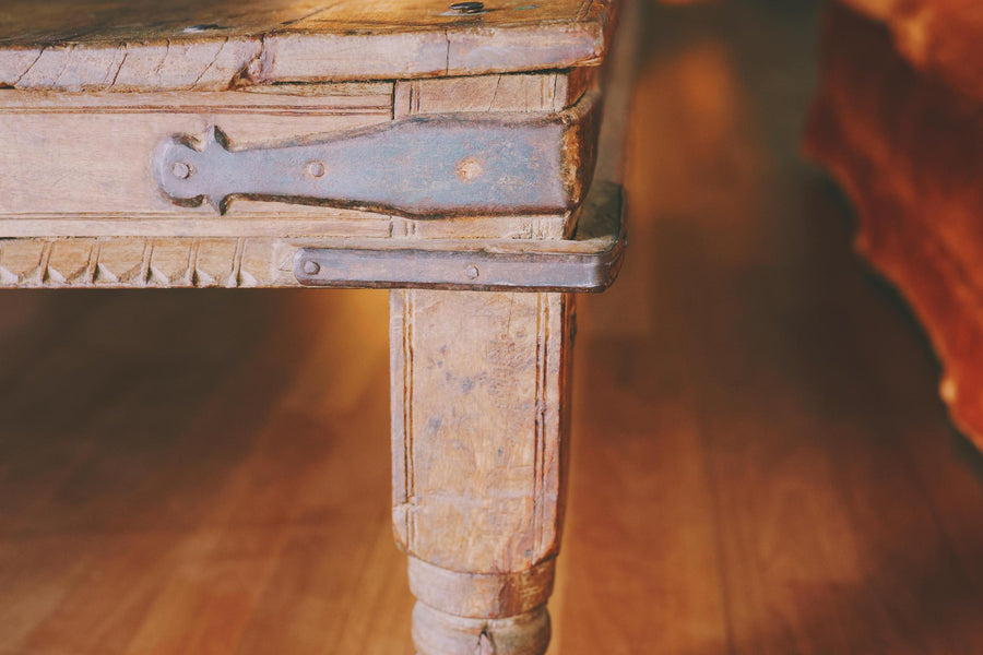 Oversize Low Wooden Table