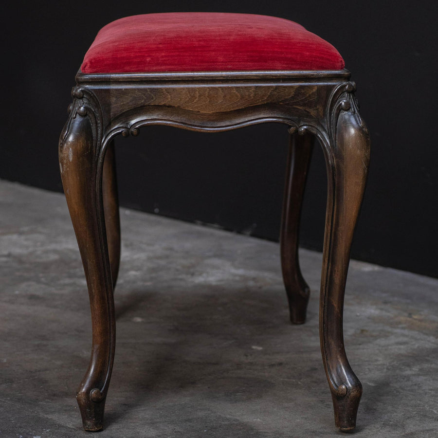 Red Velvet Piano Bench