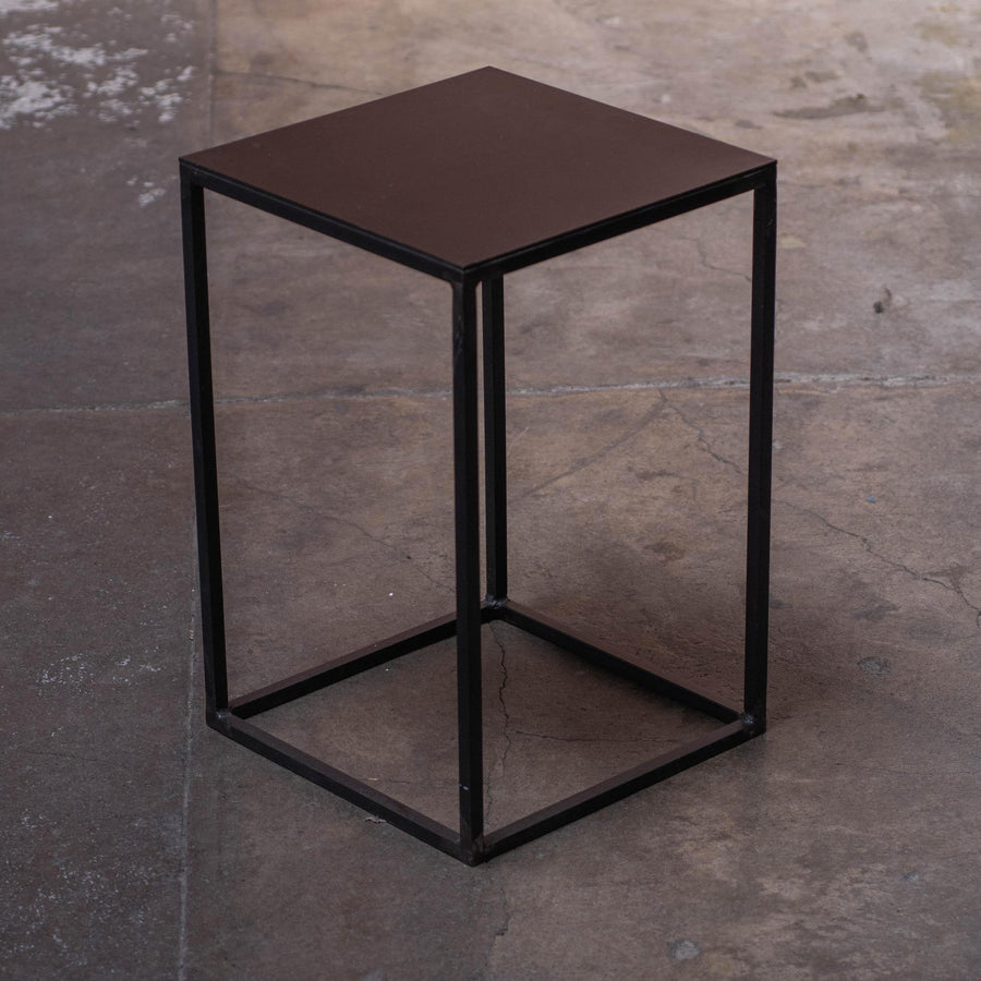 Black Metal Side Table - Medium