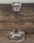 Glass Candlestick Holder - Tall