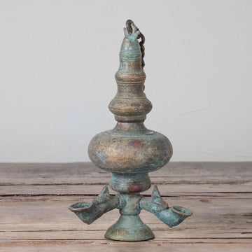 Antique Iron Incense Lamp