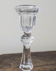 Glass Candlestick Holder - Medium