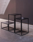 Black Metal Side Table - Low