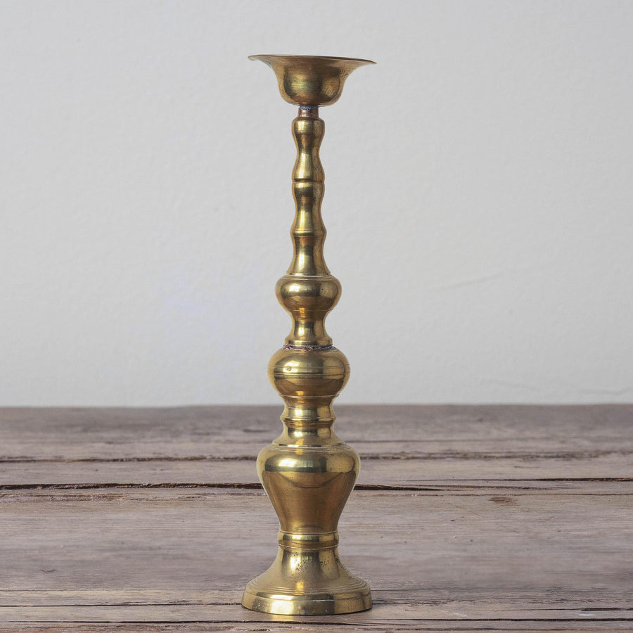 Antique Tall Candlestick Holder