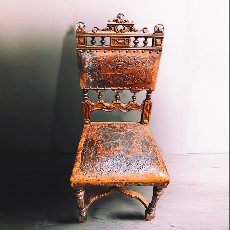 Antique Germanic Lodge Chair