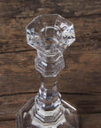 Glass Candlestick Holder - Tall